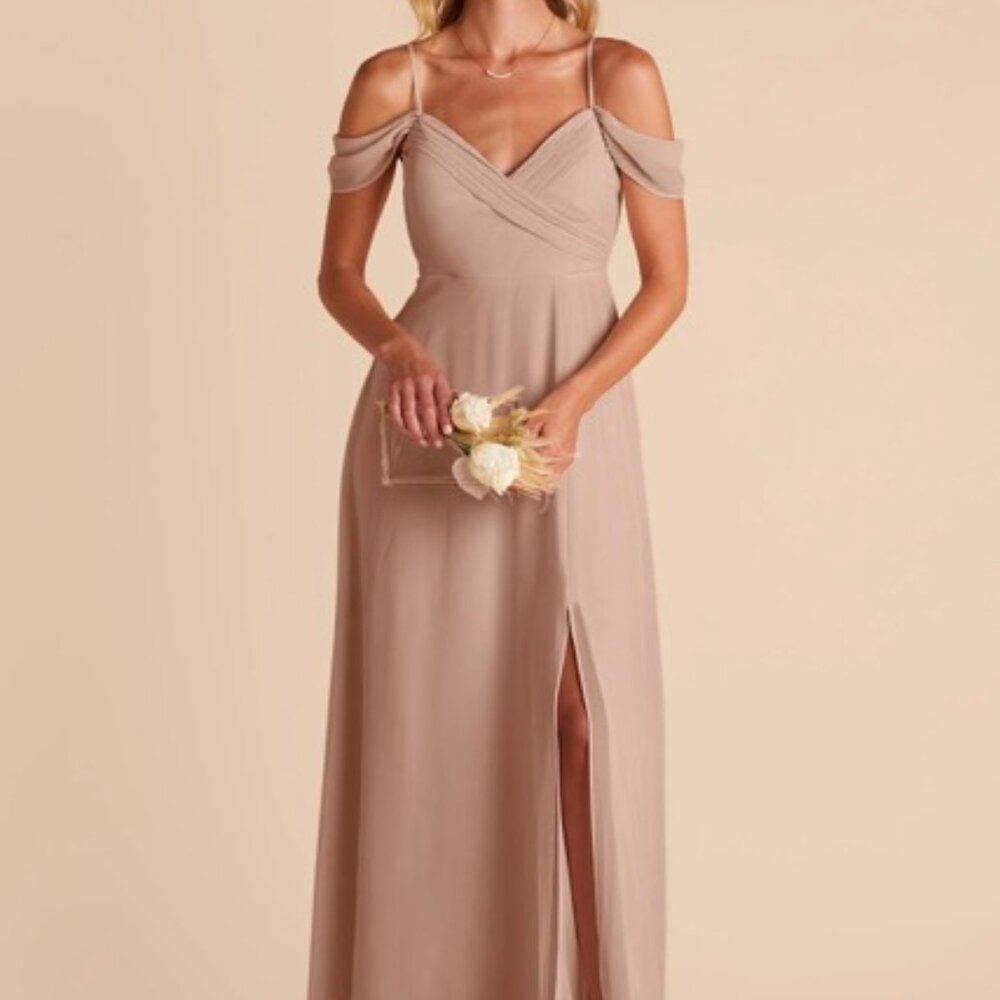 Birdy Grey Spence Bridesmaid Dress in Taupe